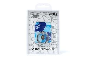 BAPE - ABC SMARTPHONE RING (BLUE CAMO) - 001GDD701159_BLU_C_M