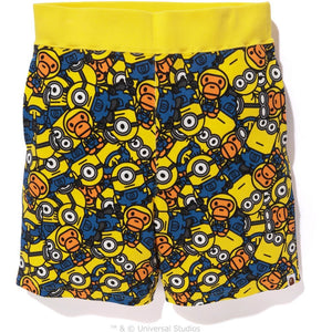 BAPE - ALL MINION SWEAT SHORTS - 002SPD731901_YEL_A_1024x_7613edb0-ef06-45e3-9396-c11366a29bab