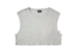 PUBLISH HERS - HATTIE KNIT TOP (HEATHER GREY) - 1106-5