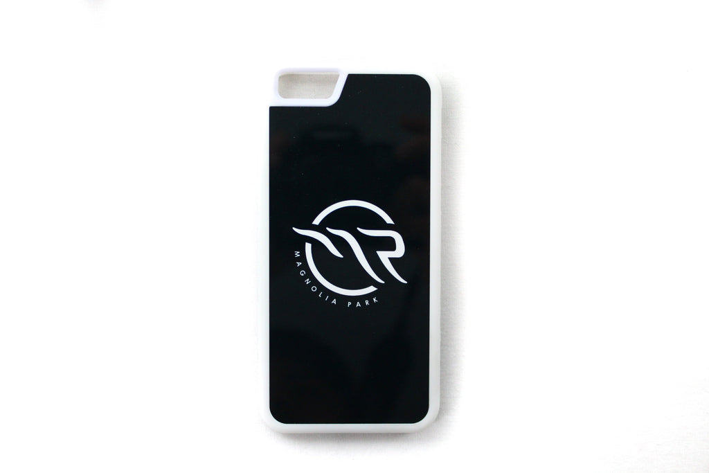 MAGNOLIA PARK - IPHONE 6/6S CASE LOGO (BLACK W/ WHITE BUMPER) - 1108-5