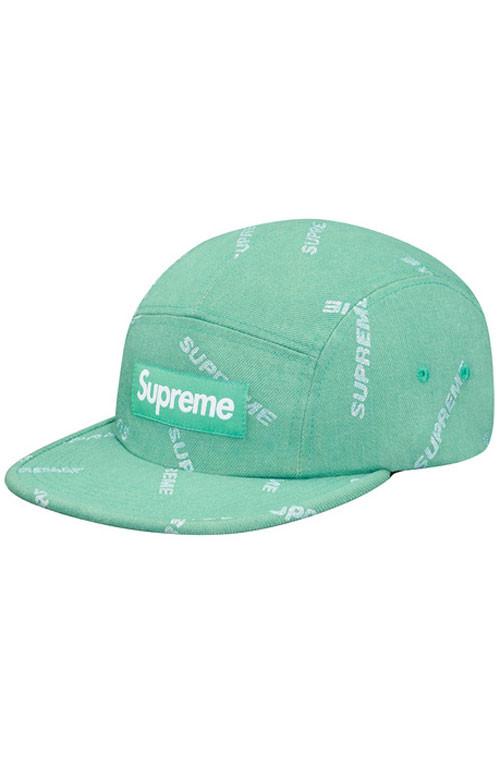 SUPREME - DENIM LOGO CAMP (MINT) - 1495224488_G4FdUH-nCWk