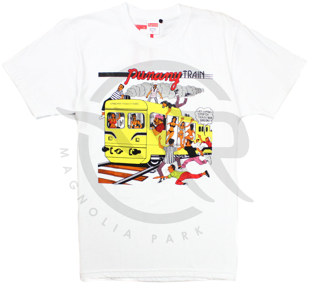 SUPREME/WILFRED LIMONIOUS - PUNANY TRAIN TEE (WHITE) - 1526-7