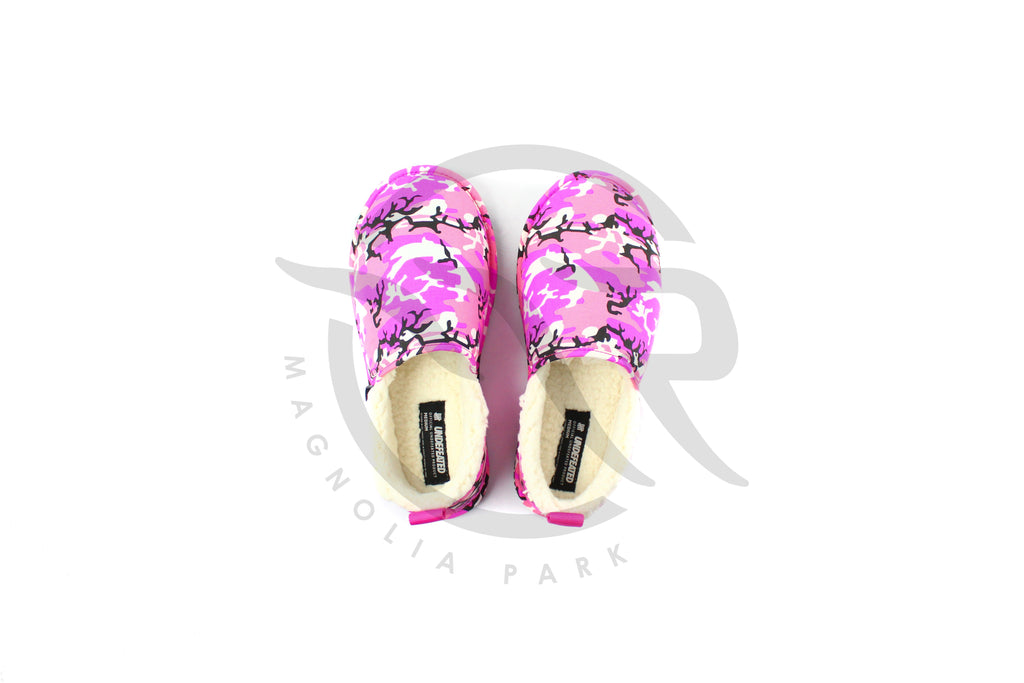 ANTI SOCIAL SOCIAL CLUB/UNDEFEATED - SLIPPERS (PINK CAMO) - 1654-14