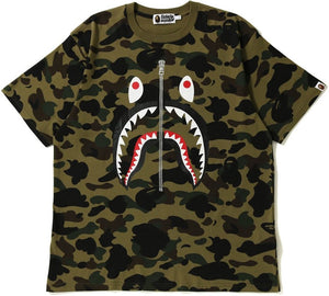 BAPE - 1ST CAMO SHARK WIDE TEE (GREEN) - 1ST1_24a306be-a34a-4925-a2c7-fa20c3d23c94