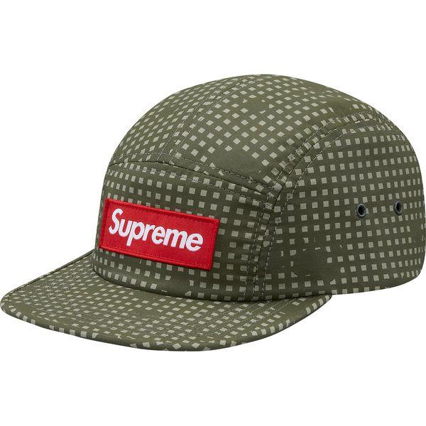 SUPREME - GRID CAMO CAMP CAP (OLIVE) - 7b8afea35798973edb194d1f4104e124