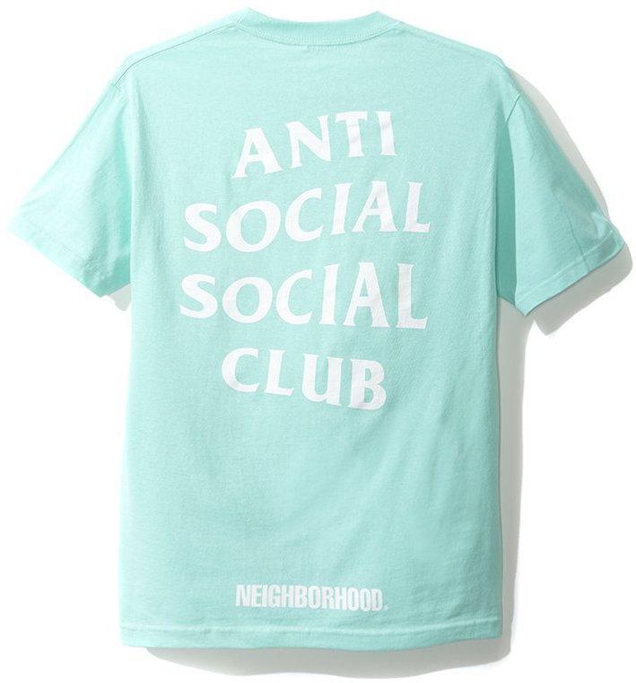 ANTI SOCIAL SOCIAL CLUB/NEIGHBORHOOD - 911 TEE (TEAL) - 92