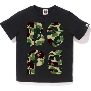 BAPE - ABC CAMO TEE KIDS (BLACK/GREEN) - ABCGRN