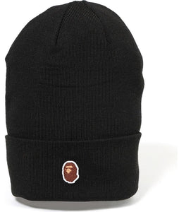 BAPE - APE HEAD ONE POINT BEANIE (BLACK) - ABLK1