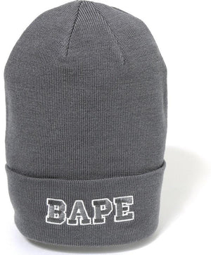 BAPE - APE HEAD ONE POINT BEANIE (GREY) - AGRY2