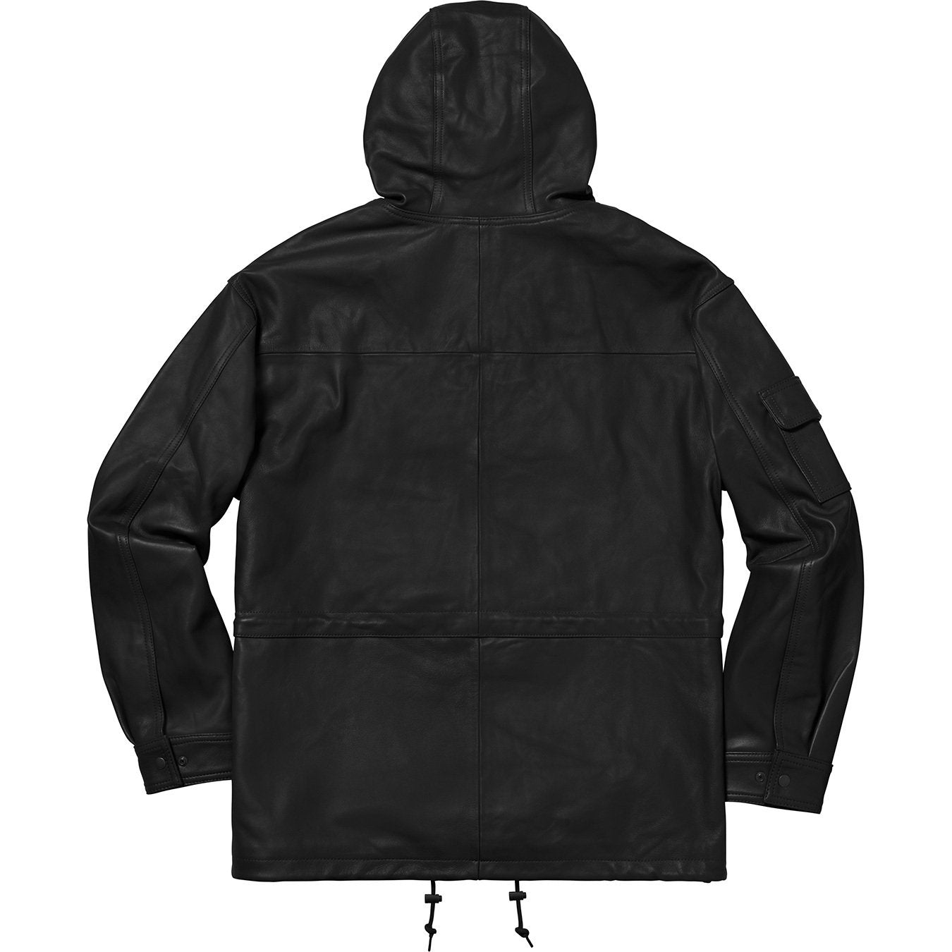 SUPREME - LEATHER ANORAK (BLACK) - ANO2