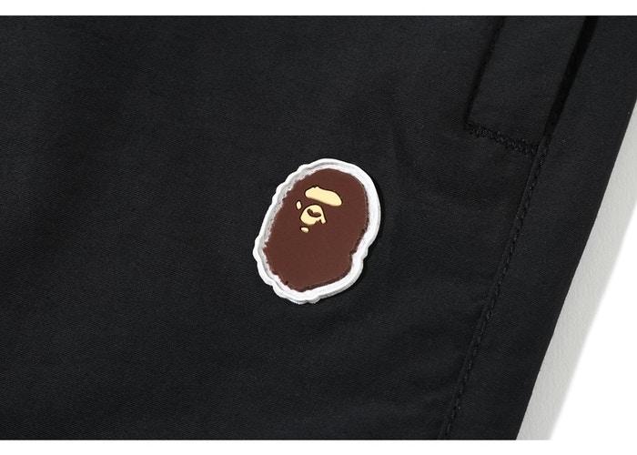 BAPE - APE HEAD TRACK SHORT (BLACK) - APEBLK2_132b18da-bc13-487a-abcc-554482ca5305