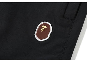 BAPE - APE HEAD TRACK SHORT (BLACK) - APEBLK2_132b18da-bc13-487a-abcc-554482ca5305