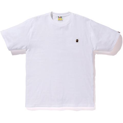 BAPE - APE HEAD ONE POINT TEE (WHITE) - APEWHT