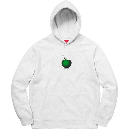 SUPREME - APPLE HOODED SWEATSHIRT (ASH GREY) - APPLEASH