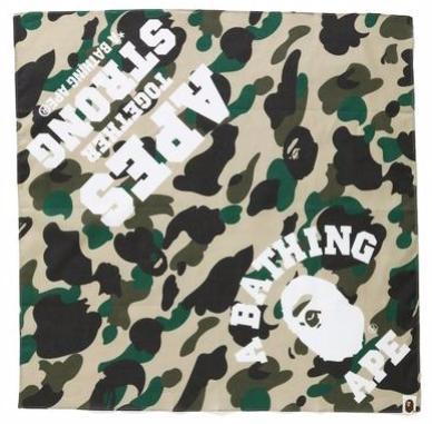 BAPE - 1ST CAMO ATS BANDANA (YELLOW) - ATSYLW