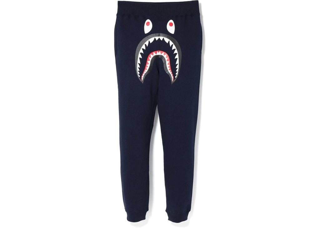 BAPE - SHARK SLIM SWEATPANTS (NAVY/GREEN) [USED] - BAPE_8e380c1f-4a2d-4f30-8c48-7c9dcea4d00e