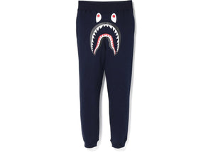 BAPE - SHARK SLIM SWEATPANTS (NAVY/GREEN) [USED] - BAPE_8e380c1f-4a2d-4f30-8c48-7c9dcea4d00e