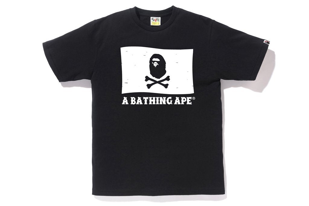 BAPE - PIRATE FLAG TEE (BLACK) - BAPE_PIRATE_TEE_BLACK