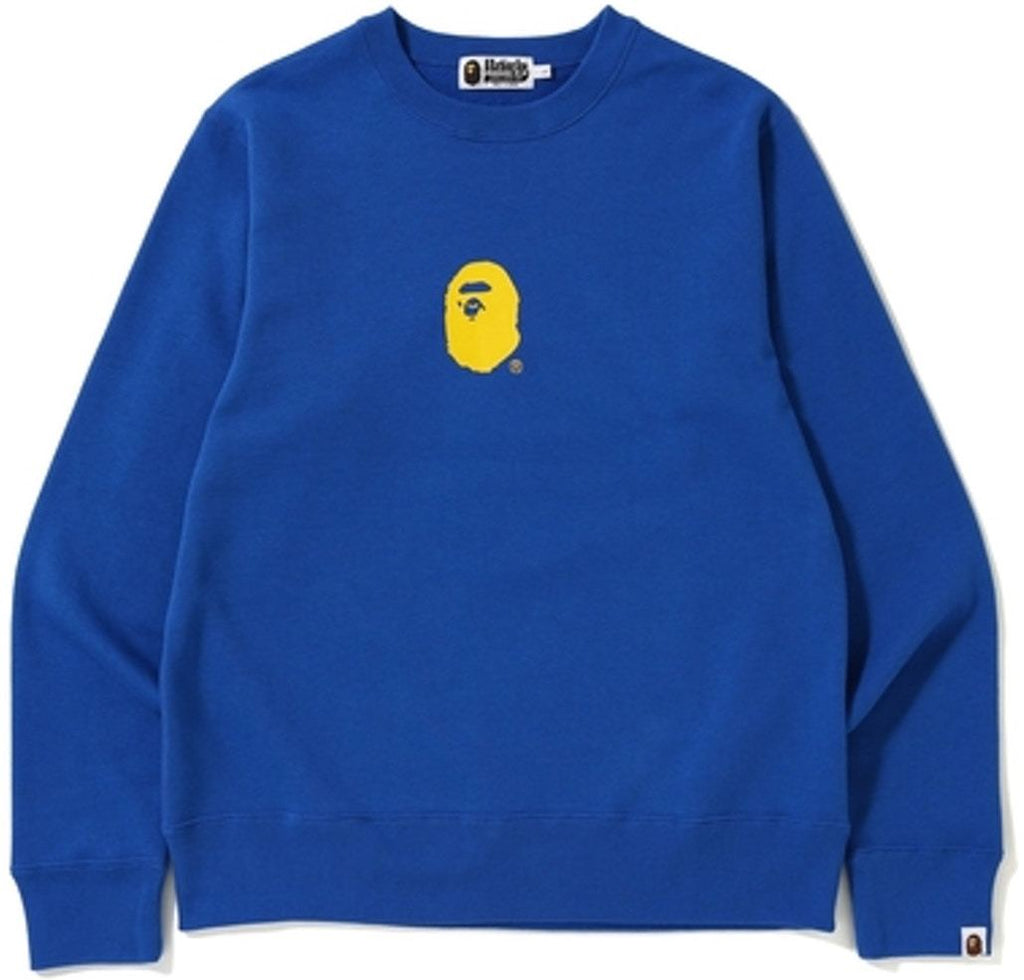 BAPE - BIG LOGO CREWNECK (BLUE) - BIGBL