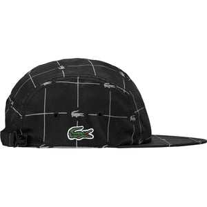 SUPREME/LACOSTE - REFLECTIVE GRID CAMP CAP (BLACK) - BLK2_caa8886f-9ede-4748-8909-304d543b3240