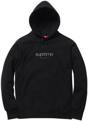 SUPREME - CHROME CLASSIC LOGO HOODED SWEATSHIRT (BLACK) - BLK_be57264c-feee-471b-8dc6-6e40e0972580