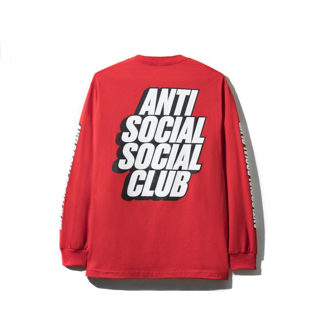 ANTI SOCIAL SOCIAL CLUB - BLOCK ME RED L/S TEE (RED) - BLOCK_c5eab366-8deb-4531-9300-a9d291db15f9