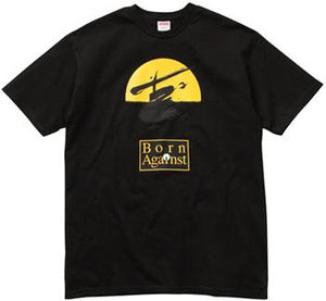 SUPREME - BORN AGAINST TEE (NAVY) - BORN