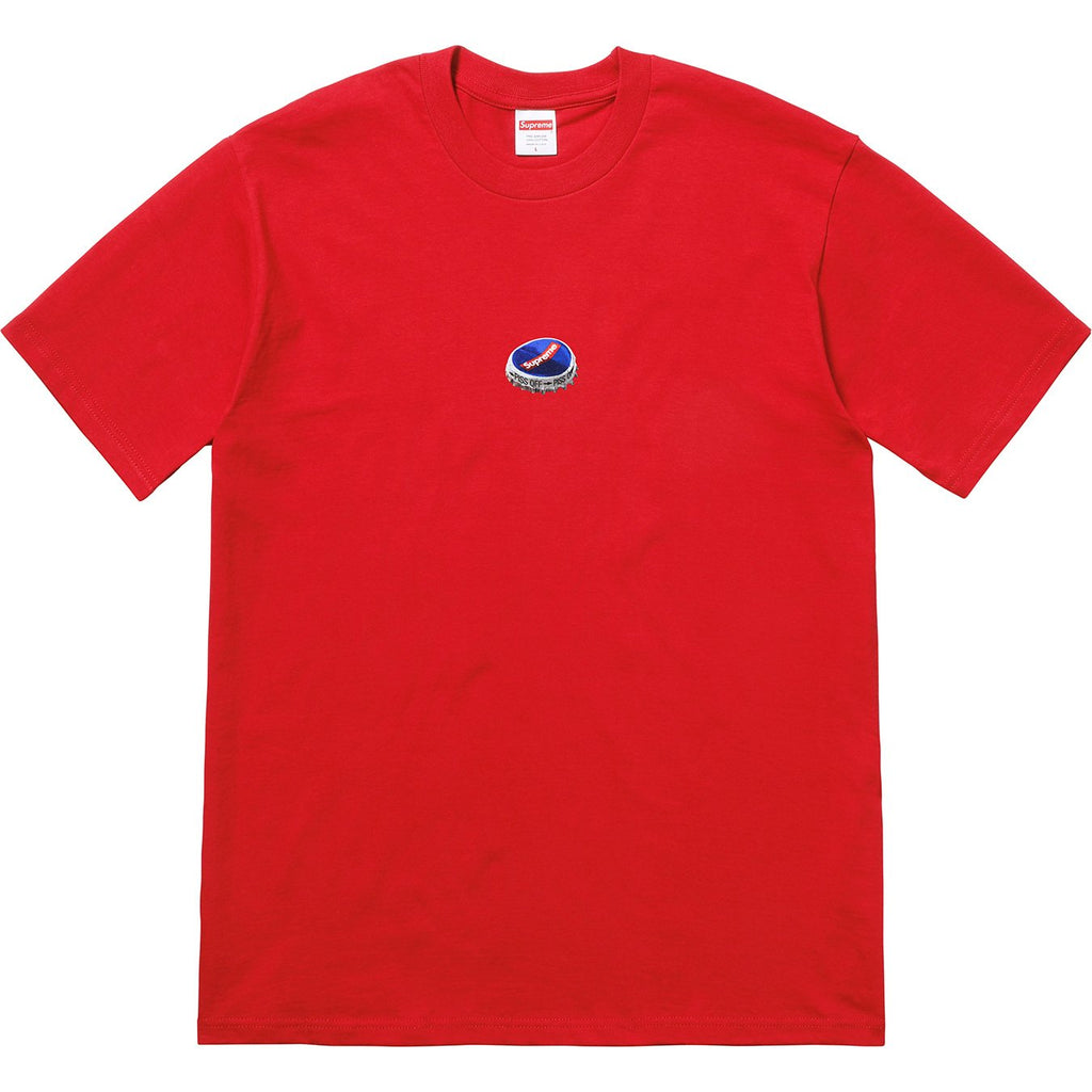 SUPREME - BOTTLE CAP TEE (RED) - BOTRED