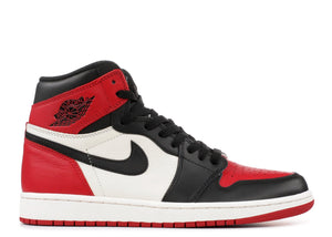 AIR JORDAN RETRO 1 HIGH OG - BRED TOE - BT