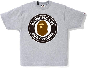 BAPE - BUSY WORKS TEE (GREY) - BUSY