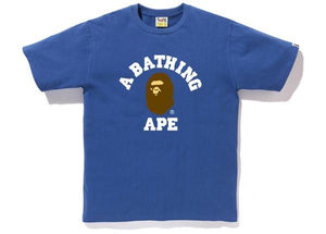 BAPE - PIGMENT COLLEGE TEE (ROYAL) - Bape-College-Tee-Blue_grande_a22a4d29-e584-4690-81f5-3dac2178ea3c