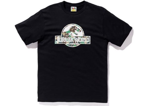 BAPE/JURASSIC WORLD - LOGO TEE (BLACK) - Bape-x-Jurassic-World-Logo-Tee-Black_grande_04a2ddd9-8eac-4924-8fc4-5e39682721b6