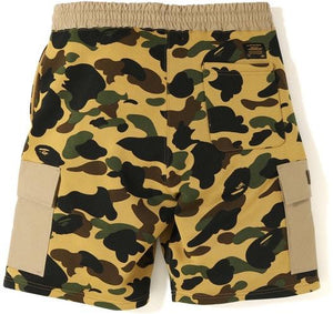 BAPE - 1ST CAMO SWEAT CARGO SHORT (YELLOW) - CARGO2