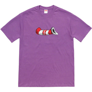 SUPREME/DR. SEUSS - CAT IN THE HAT TEE (PURPLE) - CATPUR