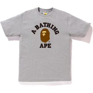 BAPE - COLLEGE TEE (GREY) - COLLEGE