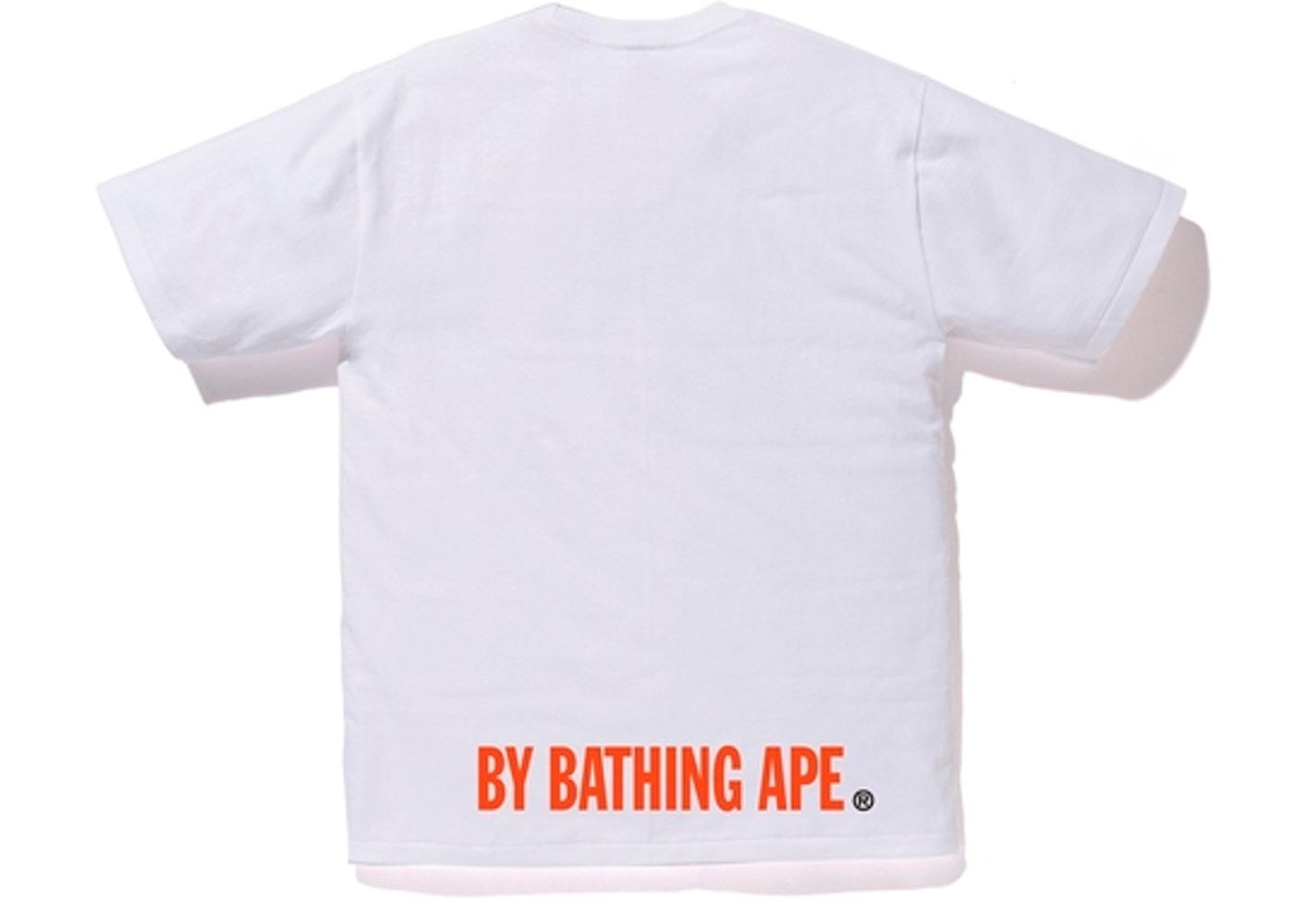 BAPE - COLORS APE FACE TEE (WHITE/BLACK) - COLORS2