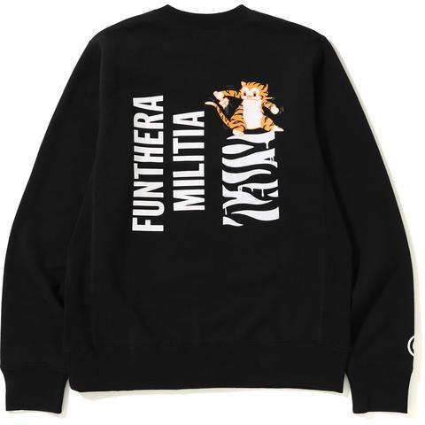 BAPE - TIGER HEAVY WEIGHT CREWNECK (BLACK) - CRBLK2