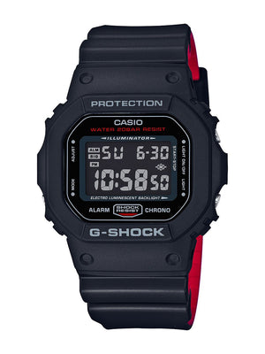 G-SHOCK - DW-5600-HR-1 (BLK/RED) - Casio_G-Shock_20bar_front_1000