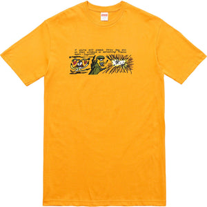 SUPREME - DOG SHIT TEE (MUSTARD) - DOGMUS