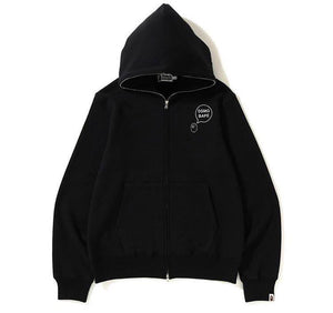 BAPE/DSM - APE HEAD ONE POINT FULL ZIP HOODIE (BLACK) - DSMBLK