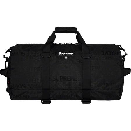 SUPREME - DUFFLE BAG S/S '19 (BLACK) - DUF1