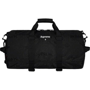 SUPREME - DUFFLE BAG S/S '19 (BLACK) - DUF1