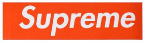 SUPREME - FELT BOX LOGO STICKER (RED) - FELT_STICKER