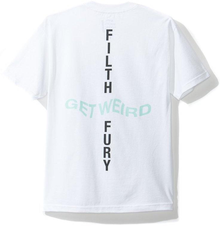 ANTI SOCIAL SOCIAL CLUB/NEIGHBORHOOD - FILTH FURY TEE (WHITE) - FILWHT2