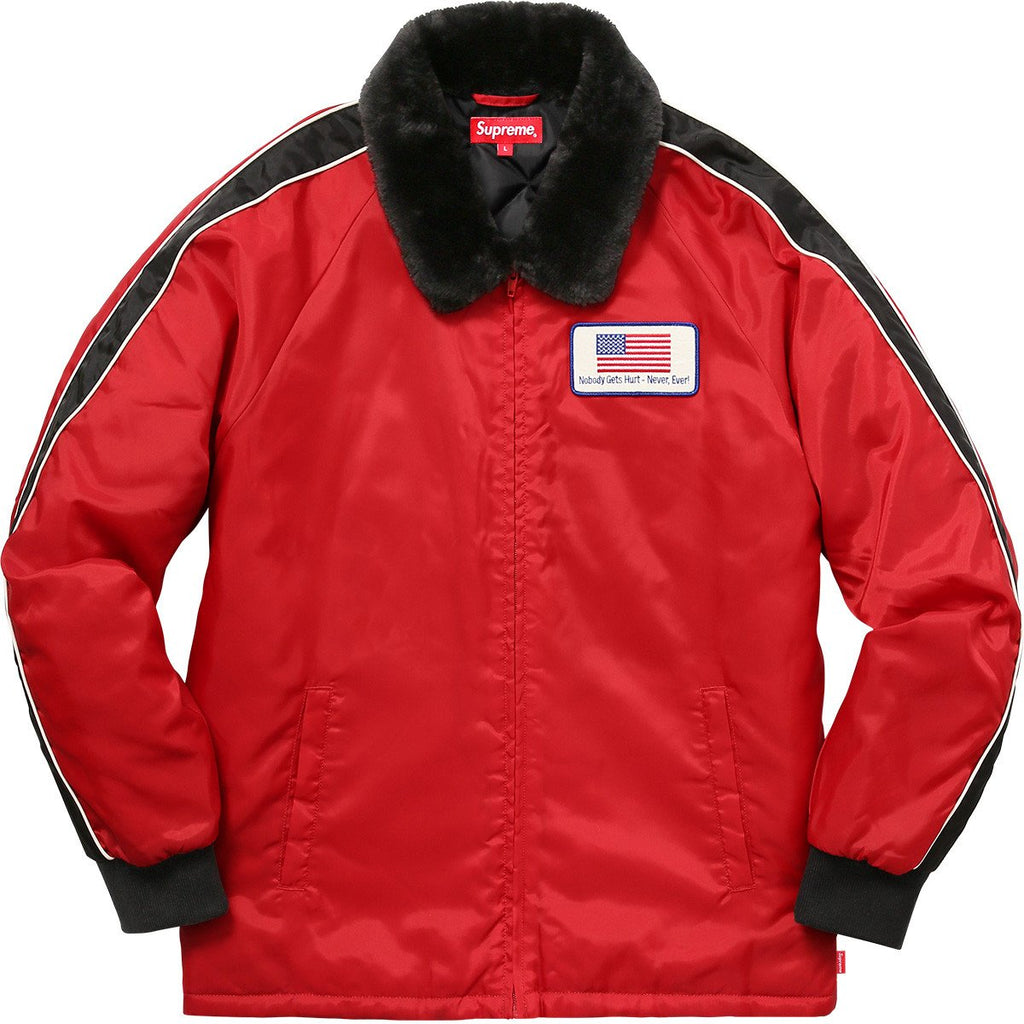 SUPREME - FREIGHTER JACKET (RED) - FREIGHT_FRONT