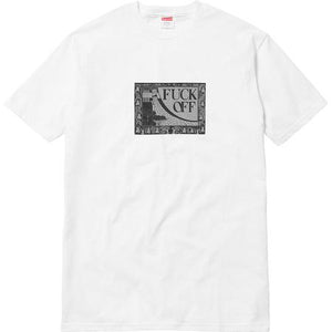 SUPREME - FUCK OFF TEE (WHITE) - FUCK_OFF1