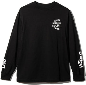 ANTI SOCIAL SOCIAL CLUB - GET WEIRD L/S TEE (BLACK) - GET_WEIRD_L_S_FRONT