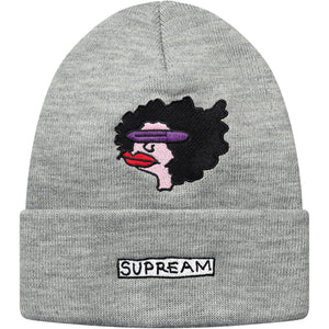 SUPREME - GONZ RAMM BEANIE (HEATHER GREY) - GGRY