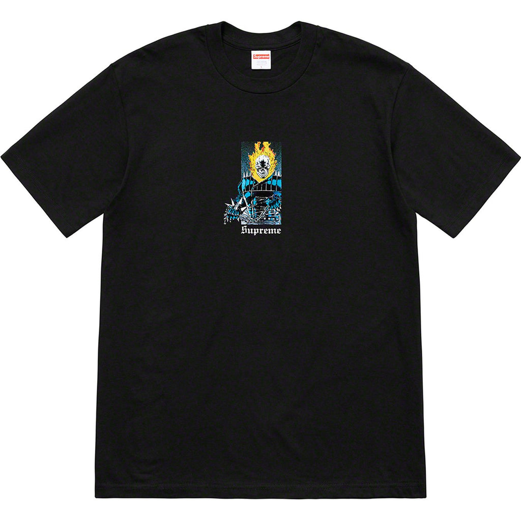 SUPREME/MARVEL - GHOST RIDER TEE (BLACK) - GHOBLK