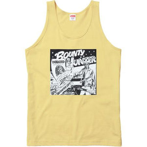 SUPREME/BARRINGTON LEVY & JAH LIFE - BOUNTY HUNTER TANK TOP (PALE YELLOW) - GKlkMC2xtpM